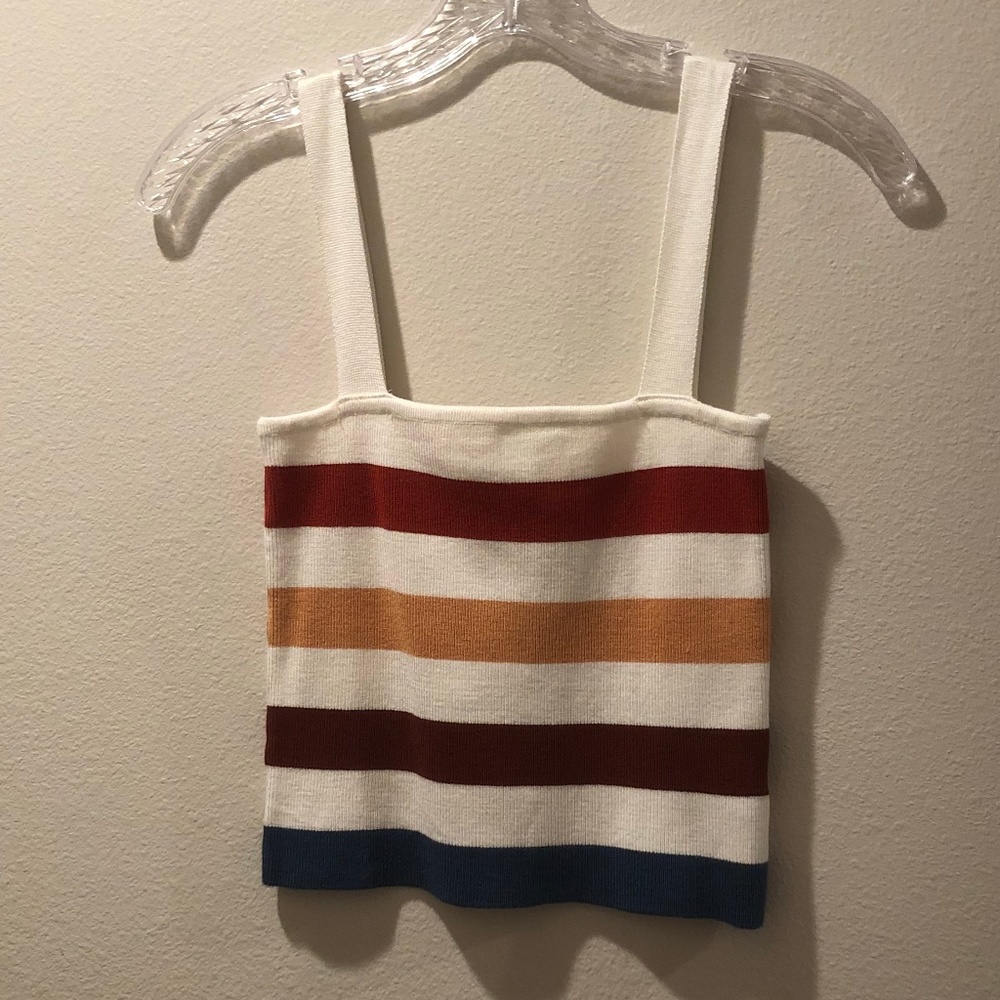 striped sunset color cami